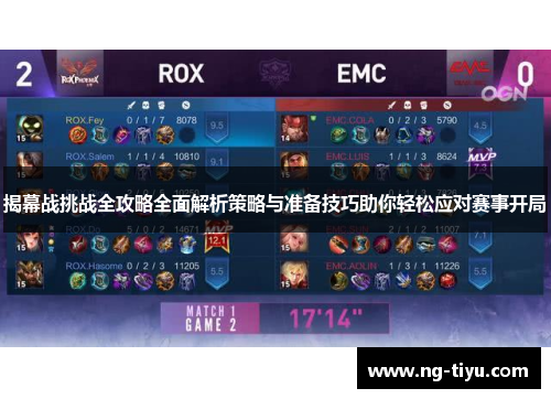 揭幕战挑战全攻略全面解析策略与准备技巧助你轻松应对赛事开局